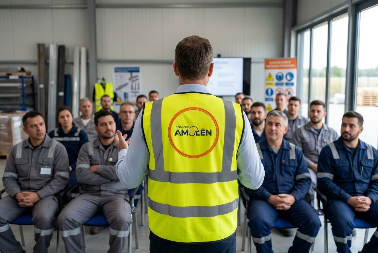 Capacitación AMULEN a trabajadores en planta